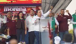 Flora Leal cierra campaña con respaldo de Morena 