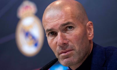 Zidane sorprendió al anunciar que se va del Real Madrid. (AP)
