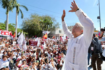 Resultado. López Obrador se encuentra en el techo político a su crecimiento en las preferencias electorales. (EL UNIVERSAL)