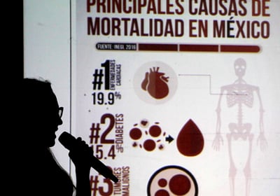 El director general del Hospital Civil de Guadalajara, Héctor Raúl Pérez Gómez, dijo que en México se estima que aproximadamente 10 por ciento de la población, es decir 12 millones de personas, padecen diabetes. (ARCHIVO)