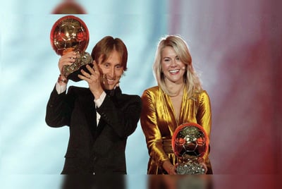 Modric y Hegerberg escribieron una nueva historia con su premiación ayer en el Balón de Oro.