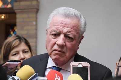 El alcalde Jorge Zermeño siguió con críticas al gobierno federal y asegura que al municipio de Torreón la Secretaría de Hacienda le debe participaciones. (FERNANDO COMPEÁN)