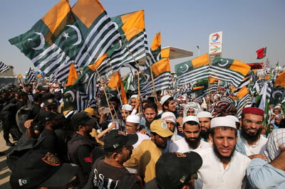 La 'marcha de la libertad' comenzó el domingo en la costera Karachi. (ARCHIVO)