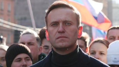 Navalny, adversario político del presidente ruso Vladimir Putin, se enfermó el 20 de agosto durante un vuelo nacional en Rusia. (ARCHIVO) 