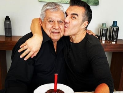 El actor y comediante Adrían Uribe se encuentra de luto, pues compartió esta tarde el sensible fallecimiento de su padre a través de redes sociales. (Especial) 