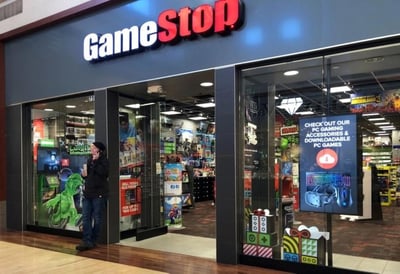 Las acciones de GameStop llegaron a cotizar a 160 dólares por título, habiendo comenzado el año con apenas 17 (ESPECIAL)   