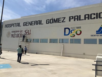 Hoy serán inauguradas las nuevas instalaciones del Hospital General del municipio de Gómez Palacio.