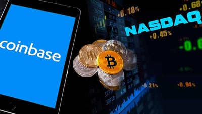 La plataforma de compraventa de criptomonedas Coinbase debutará este miércoles en el selectivo tecnológico Nasdaq como la primera empresa del ecosistema 'cripto' que llega a Wall Street, con un precio que apunta a los 340 dólares y la posibilidad de superar una valoración de 65,000 millones. (Especial) 