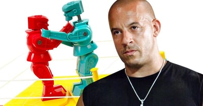 Vin Diesel producirá y protagonizará una película de acción basada en el juego de mesa 'Rock 'Em Sock 'Em Robots', en el que un robot rojo y otro azul luchan en un cuadrilátero similar al del boxeo. (ESPECIAL)  
