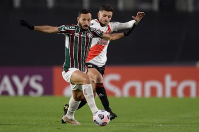 Fluminense se impuso 3-1 como visitante a River Plate y acabó en primer lugar del grupo D. (EFE)