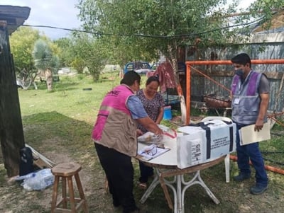Este lunes inició la distribución de los paquetes electorales en el Distrito 02 en Coahuila con cabecera en el municipio de San Pedro. (MARY VÁZQUEZ)