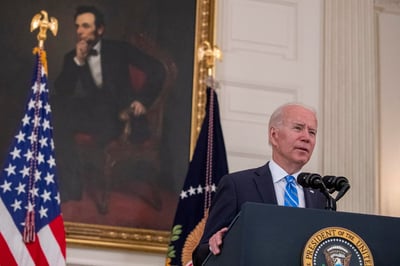 El presidente de Estados Unidos, Joe Biden, acusó este lunes a China de 'proteger' a los piratas informáticos que lanzan ciberataques como el del pasado marzo contra Microsoft, del que Washington y Bruselas han responsabilizado a Pekín. (EFE) 