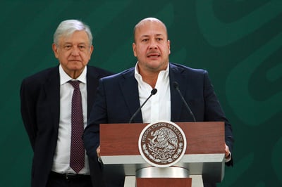  El presidente de México, Andrés Manuel López Obrador, se reunió este martes con el gobernador de Jalisco, Enrique Alfaro, con quien abordó entre otros asuntos reforzar la seguridad en el estado, sede del poderoso Cártel Jalisco Nueva Generación. (ARCHIVO)