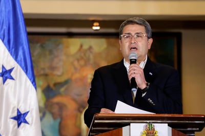 El presidente de Honduras, Juan Orlando Hernández, viajó este viernes a México para promover las inversiones en turismo y comercio para su país, informó una fuente oficial en Tegucigalpa. (ARCHIVO) 
