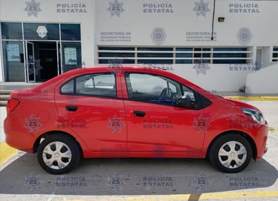 Vehículo de la marca Chevrolet, línea Beat, modelo 2020, de color rojo y sin placas de circulación. (ESPECIAL)