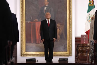 Modificaron el protocolo de entrega del Tercer Informe de Gobierno del presidente Andrés Manuel López Obrador, esta tarde en el Palacio Legislativo de San Lázaro. (EFE)