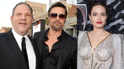 Angelina Jolie se separó de Brad Pitt, a quien acusó de maltrato doméstico, por la seguridad de su familia, así lo compartió con el medio The Guardian.  (ESPECIAL) 
