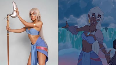 La cantante y rapera estadounidense, Doja Cat, celebró su cumpleaños número 26 publicando una serie de fotografías en las que aparece disfrazada del personaje de la princesa Kida de la película animada de Disney, Atlantis.
