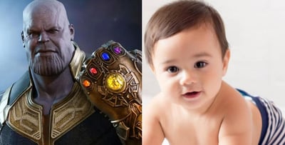 El bebé fue nombrado como el famoso villano de Marvel, Thanos (ESPECIAL) 