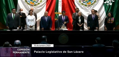 La presidencia quedará a cargo del diputado morenista Sergio Gutiérrez. (ESPECIAL)