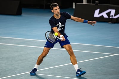 Imagen El partido de Novak Djokovic fuera de la cancha contra Australia