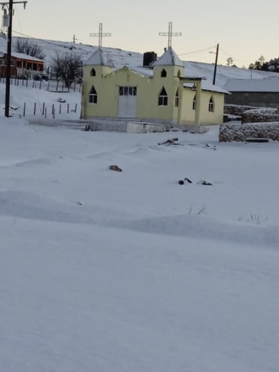 Varias localidades del estado de Durango registraron nevadas durante las últimas horas, como consecuencia del frente frío 28. (EL SIGLO DE TORREÓN) 