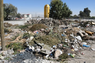 En Centro de la colonia Rovirosa Wade persiste una gran cantidad de basura, en perjuicio de la salud.