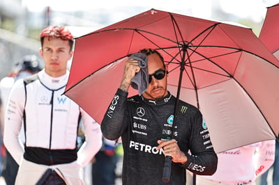 Imagen Lewis Hamilton hace berrinche al finalizar el Gran Premio de Azerbaiyán