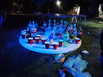 Se desalojó una fiesta clandestina en una vivenda, ubicada en el fraccionamiento Los Viñedos de Torreón. (EL SIGLO DE TORREÓN)