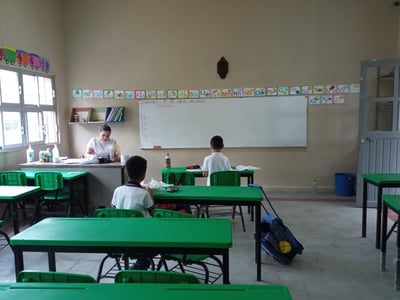Primaria de Matamoros registra poco asistencia a clases. (EL SIGLO DE TORREÓN)