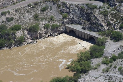 Inició ayer la Conagua con el desfogue de la presa Francisco Zarco, con un gasto mínimo, de 50 metros cúbicos por segundo.