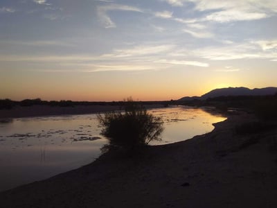 Diversos poblados de Matamoros despertaron con el río Nazas corriendo en su cauce natural. (EL SIGLO DE TORREÓN)