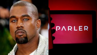 Imagen Kanye West quiere comprar la red social conservadora Parler