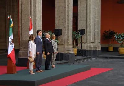 El primer ministro canadiense declaró a la prensa que abordaría con López Obrador los desacuerdos en el T-MEC. (ESPECIAL)