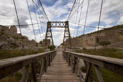 La Dirección de Ferias del Estado de Durango se hará cargo del Puente de Ojuela de Mapimí. (CORTESÍA)