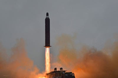 Corea del Norte realizó el año pasado un número récord de lanzamientos de misiles. (ARCHIVO)