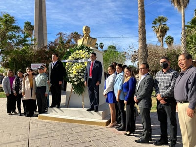 Se realizó un acto cívico para conmemorar el aniversario luctuoso de Francisco I. Madero. (EL SIGLO DE TORREÓN)