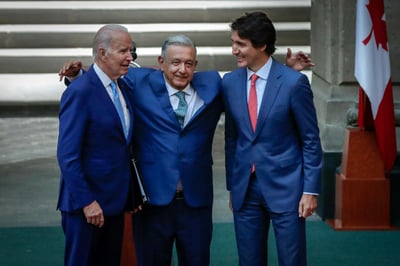 La Cumbre significó la primera reunión en México entre Andrés Manuel López Obrador, Joe Biden y Justin Trudeau. (ARCHIVO)