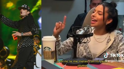 Imagen No te metas con mi Peso Pluma: Ángela Aguilar defiende al artista de corridos tumbados 