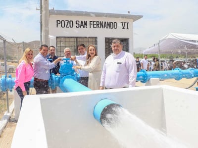 El pozo de agua número VI de San Fernando forma parte de un conjunto de nueve pozos en total, ubicados en la misma burbuja. (EL SIGLO DE TORREÓN)