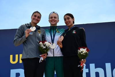 Imagen Mexicana consigue bronce histórico en la Copa del Mundo de Pentatlón Moderno