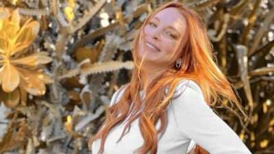 Imagen Lindsay Lohan comparte fotos de su pancita de embarazo