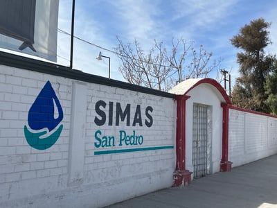 El Simas San Pedro ha acumulado una deuda que supera los 100 millones de pesos. (EL SIGLO DE TORREÓN)
