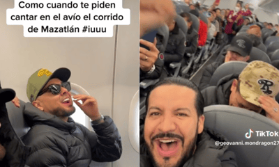Imagen VIDEO: La banda El Recodo sorprende a pasajeros de avión con 'concierto' en las alturas