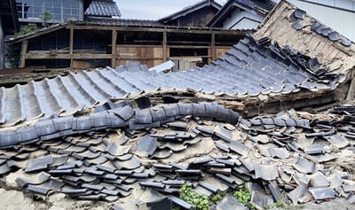 El temblor se produjo horas después de que otro terremoto de magnitud 6,5 sacudiera esta prefectura. (EFE)
