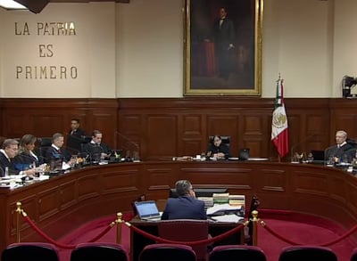 Los ministros de la Suprema Corte de Justicia de la Nación (SCJN) discuten si invalidan o no la primera parte del Plan B de la reforma electoral. (ESPECIAL)