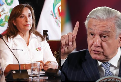 Horas antes, López Obrador aseguró que 'es mucho pueblo de Perú para tan poco Gobierno'. (ARCHIVO)