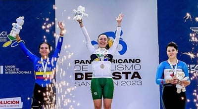 Imagen México gana oro y plata en Campeonato Panamericano de Pista 2023