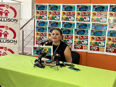 Lucy Olvera, organizadora y activista social, presentó los detalles del evento.  (GUADALUPE MIRANDA) 