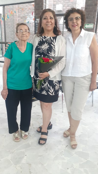 María Dolores Huízar Castañeda, Blanca Domínguez Rocha, María Guadalupe Conchas Huízar (CORTESÍA) 